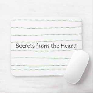 Mousepad Linhas Verdes Segredos Mouse Cardíaco Pad! Pad do
