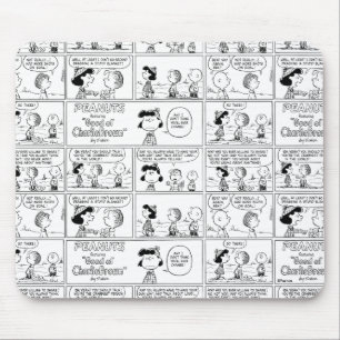 Mousepad Linus diz à Lucy que ela é Crabby