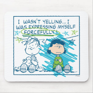 Mousepad Linus & Lucy "Eu não estava gritando..."