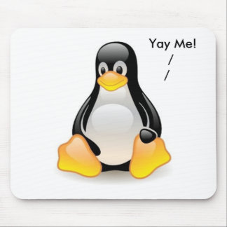 Mousepad Linux-pinguim-Tux