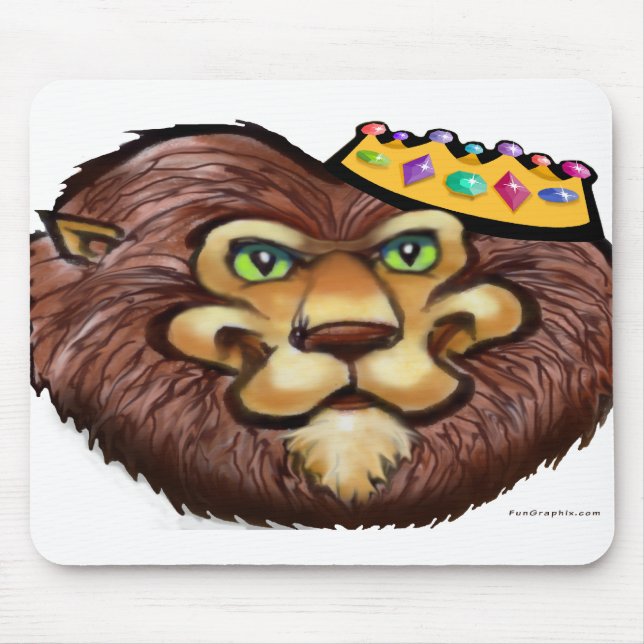 Mousepad Lion Crown (Frente)