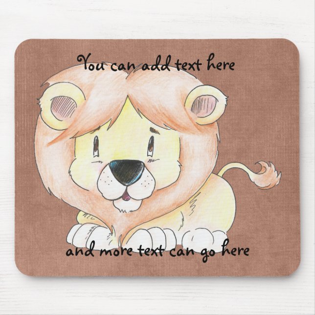 Mousepad Lion Cute (Frente)