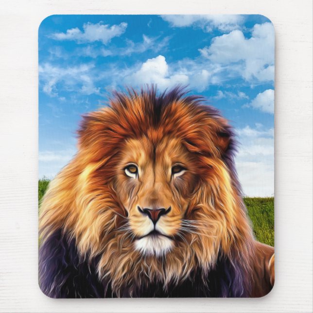Mousepad Lion O Rei da Floresta (Frente)