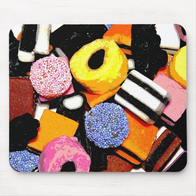 Mousepad liquorice allsorts (Frente)