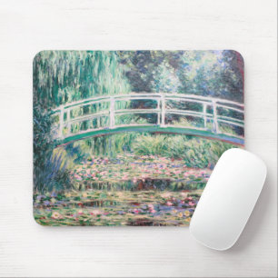 Mousepad Lírios de Água Brancos Claude Monet