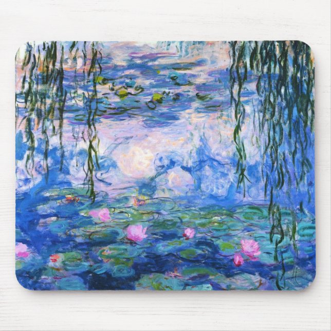 Mousepad Lírios de água de Monet (Frente)