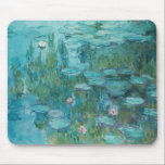 Mousepad Lírios de água MONET<br><div class="desc">"claude monet",  ninfheas,  "lírios aquáticos",  flores,  "pintura de canvas",  impressionismo,  "artista artístico",  "francês de França",  pintor</div>