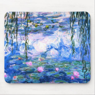 Mousepad Lírios de Água Rosa Monet