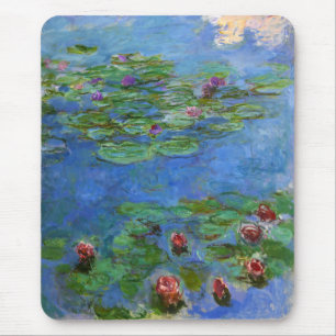 Mousepad Lírios de Água Vermelha, Claude Monet