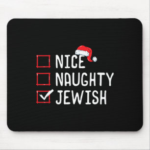 Mousepad Lista de Natal Judaica Bela