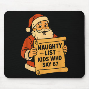 Mousepad Lista de Travessos Crianças Que Dizem 67 Meme 6 7