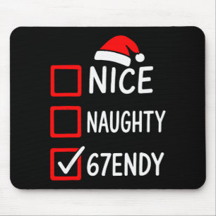 Mousepad Lista de verificação de Natal 67endy – 6 7 Bonito