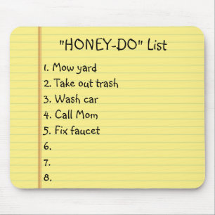 Mousepad Lista "Honey-Do"