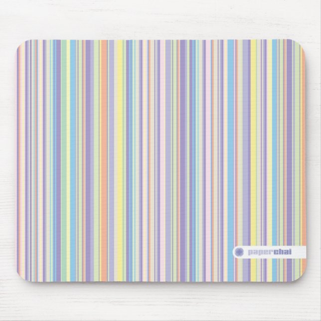 Mousepad listrado Pastel (Frente)