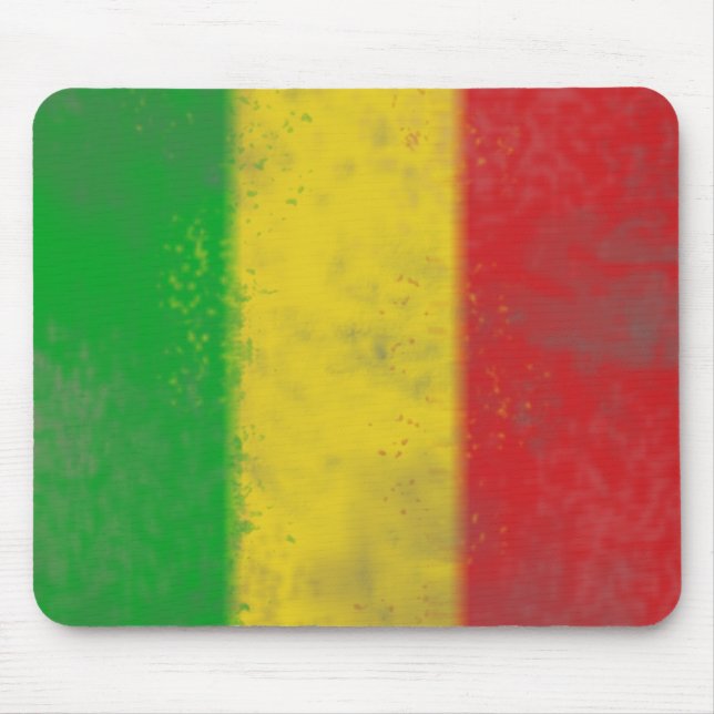 Mousepad Listras afligidas de Rasta (Frente)