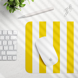 Mousepad Listras Amarelas, Listras Brancas, Padrões Lançado