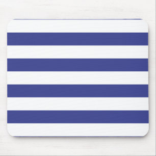 Mousepad Listras azuis e brancas