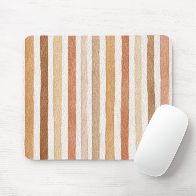 Mousepad Listras Bege de Abobrinha Latte (Com mouse)
