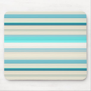 Mousepad Listras brancas aqua fofas