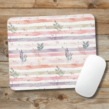 Listras de Aquarela Pastel Vintage Folhas