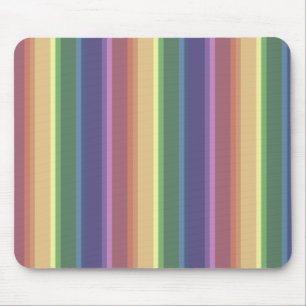 Mousepad Listras de arco-íris sem som