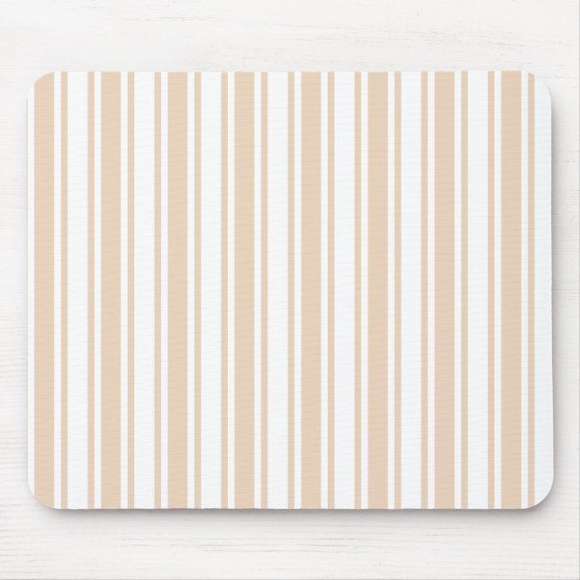 Mousepad Listras de bege e doce (Frente)