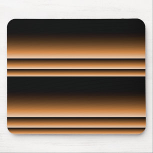 Mousepad Listras de cobre de bronze metálicas de Brown