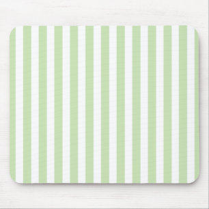 Mousepad Listras de doces brancas e verdes claras