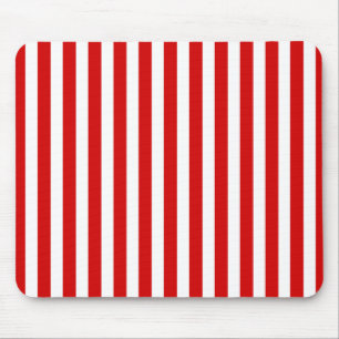 Mousepad Listras de doces, vermelhas e brancas