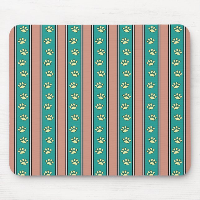 Mousepad Listras de Pegada de Pata (Frente)