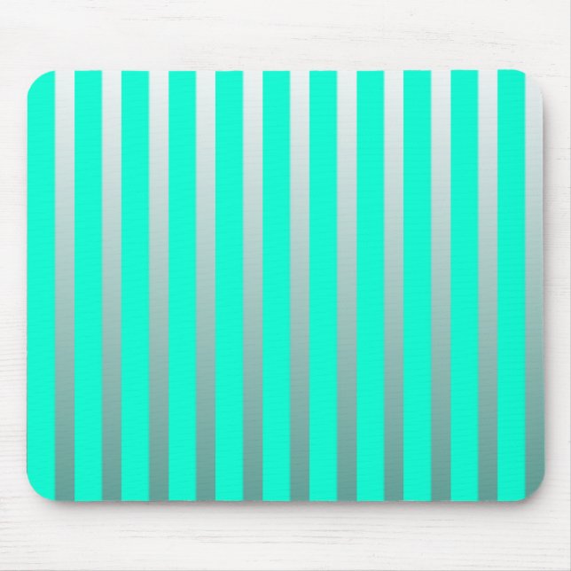 Mousepad Listras de prata e hortelã (Frente)