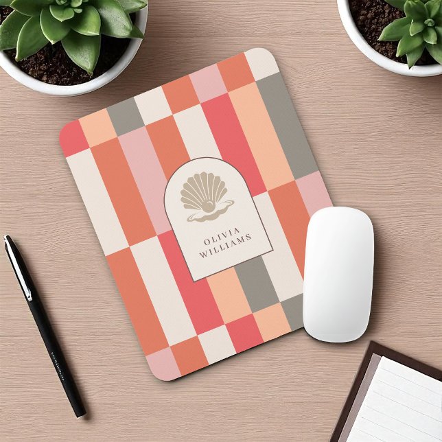 Mousepad Listras e Xadrez Feminino Personalizado (Criador carregado)