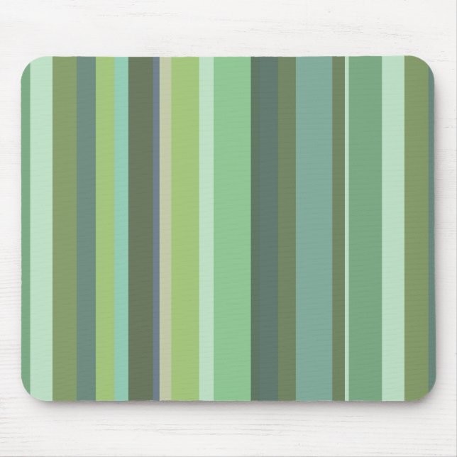 Mousepad Listras horizontais verde-oliva (Frente)