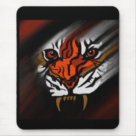 MOUSEPAD LISTRAS LARANJA E PRETA    
