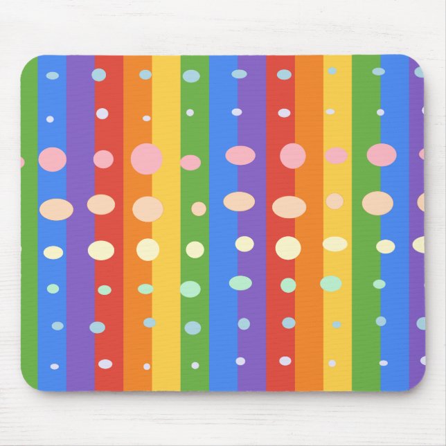 MOUSEPAD LISTRAS PONTO ARCO-ÍRIS (Frente)