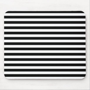 Mousepad Listras preto e branco