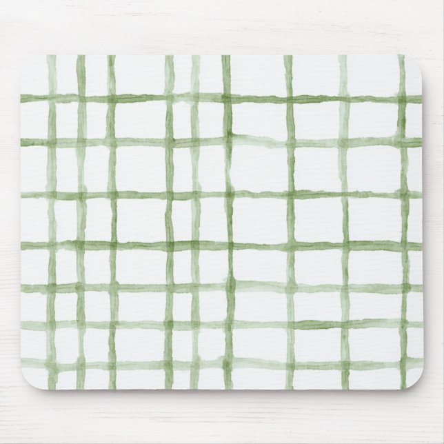 Mousepad Listras Verdes Brancas (Frente)