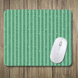Mousepad Listras Verticais no Estilo Brilho Verde Jade Clás