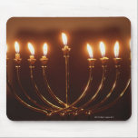 Mousepad Lit menorah, Israel<br><div class="desc">AssetID: 200248233-001 / {Gary Faber} / Lit menorah,  Israel</div>