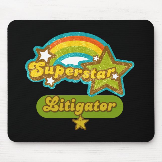 Mousepad Litigator da estrela mundial (Frente)