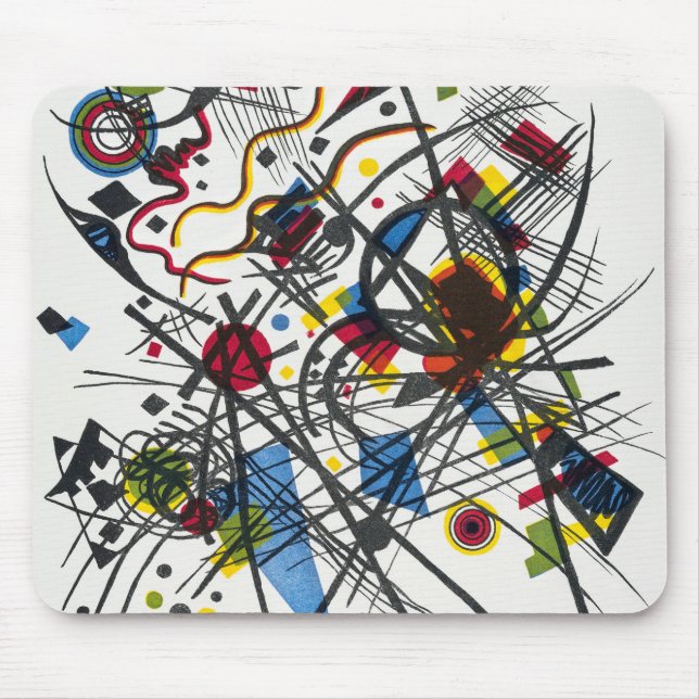 Mousepad Litografia para Vierte Bauhausmappe por Kandinsky (Frente)
