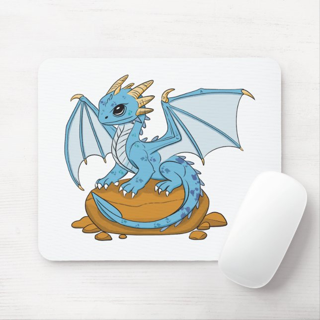 Mousepad Little Blue Dragon (Com mouse)