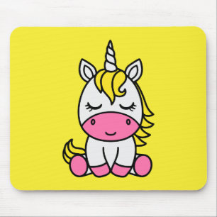 Mousepad Little Girls Unicorn Pony