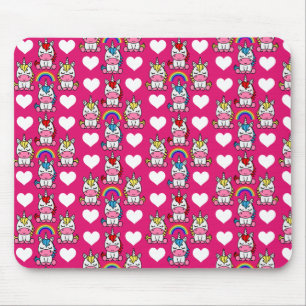 Mousepad Little Girls Unicorn Pony