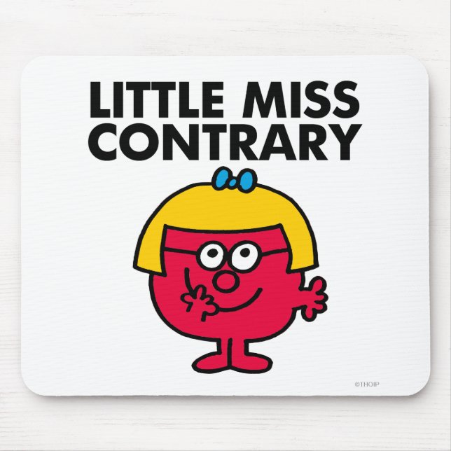 Mousepad Little Miss Contrary (Frente)