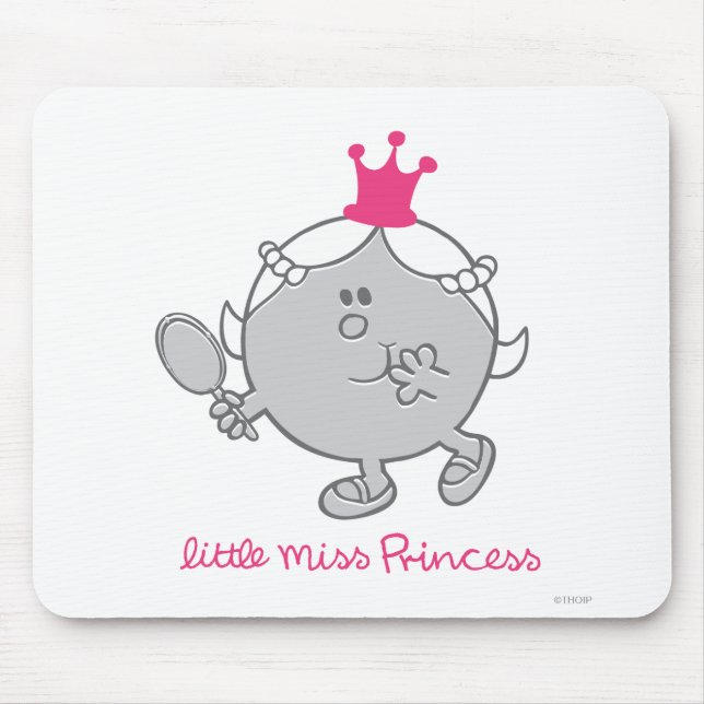 Mousepad Little Miss Princesa | Espelho (Frente)