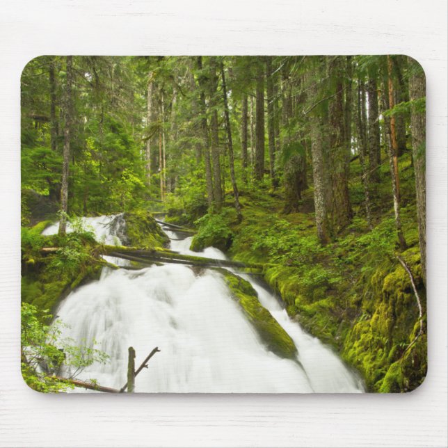 Mousepad Little Zig Zag Falls | Mount Hood National Forest (Frente)