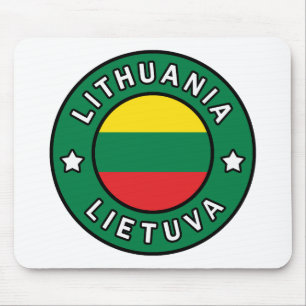 Mousepad Lituânia Lietuva