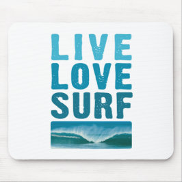 Mousepad live_love_surf