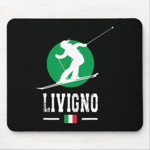 Mousepad Livigno Itália Ski Resort Alps (Alps) Souve Italia